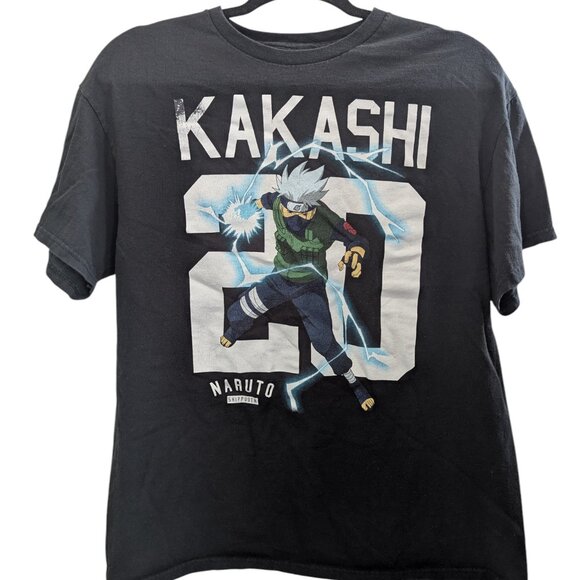 Kakashi Naruto Anime T-Shirt Large - Picture 1 of 3